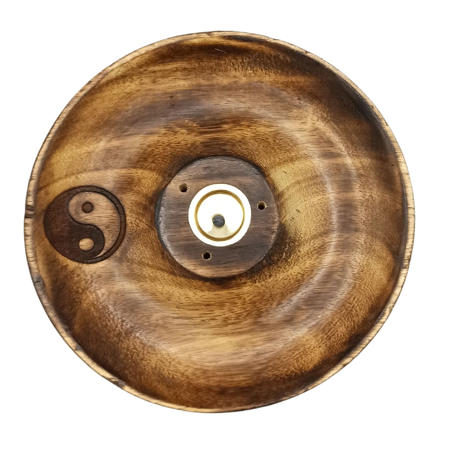 Incense Stick & Cone Burner Disc - Yin & Yang