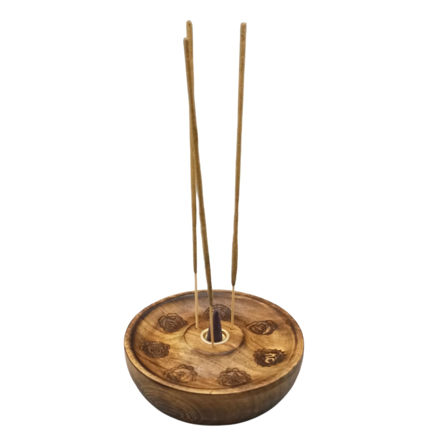 Incense Stick & Cone Burner Disc - 7 Chakra