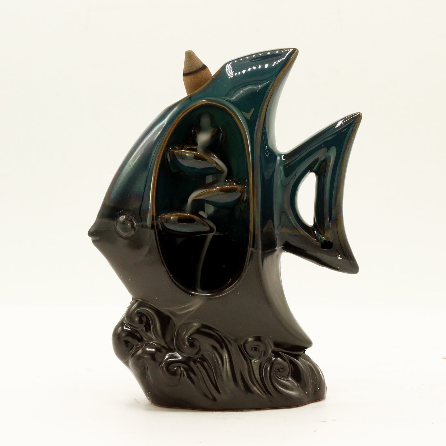 Backflow Incense Burner - Tropical Fish