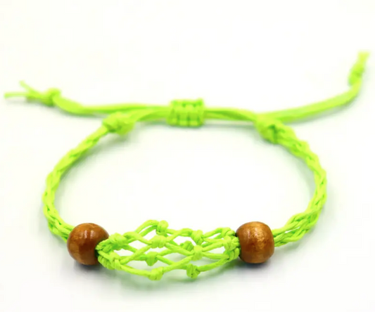 Gemstone Bracelet Cord - Green