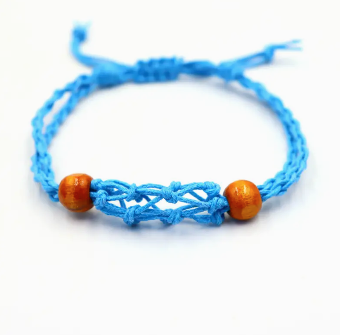 Gemstone Bracelet Cord - Blue