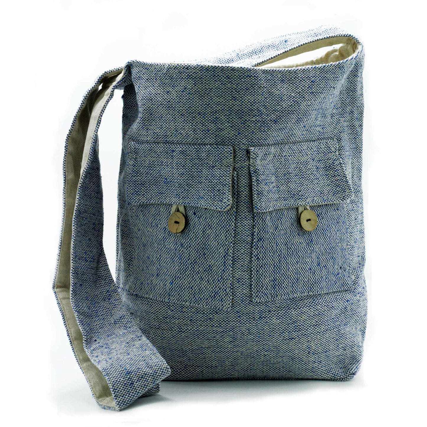 Natural Tones Two Pocket Bags - Comp Denim - Large