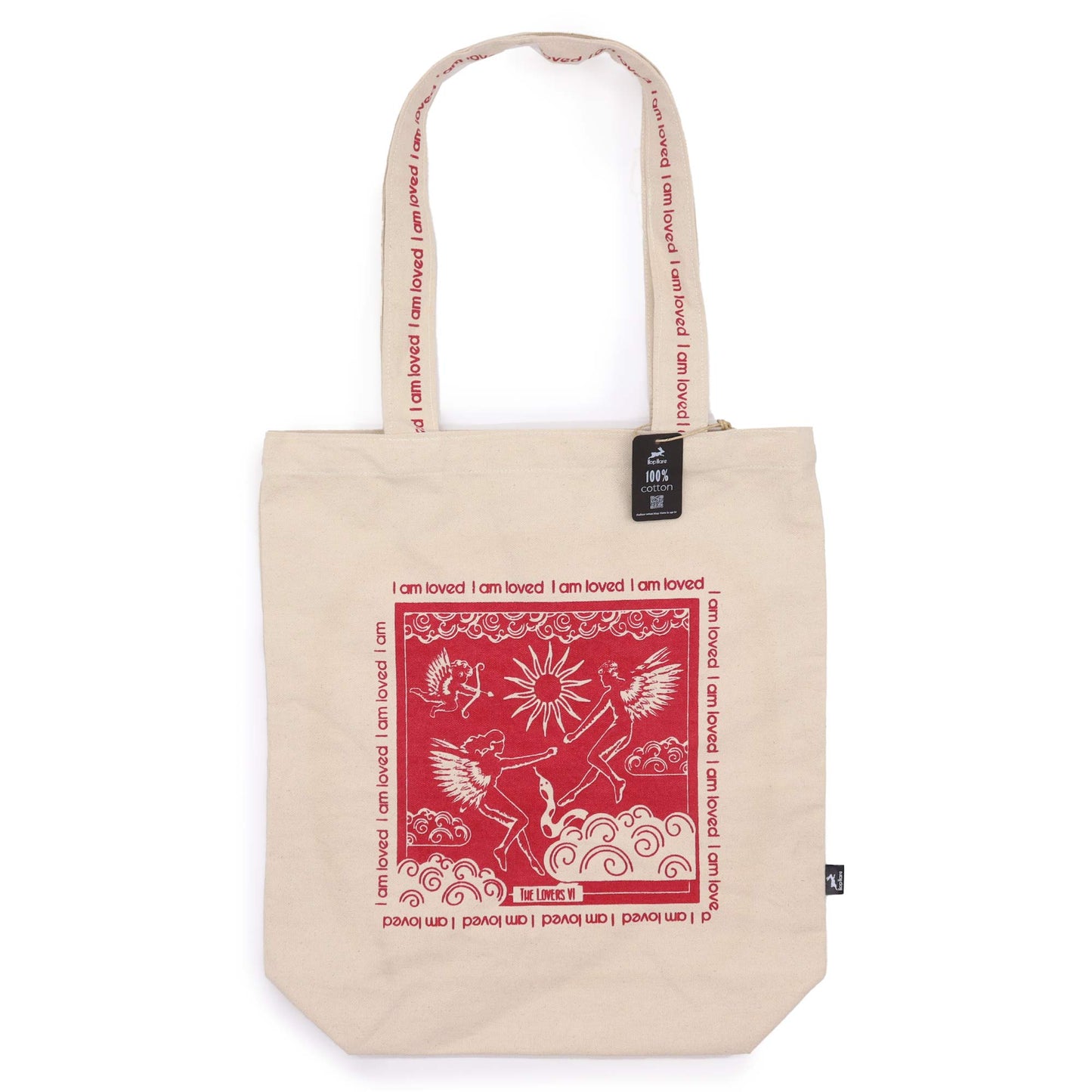 Hop Hare Tote Bag - I am Loved