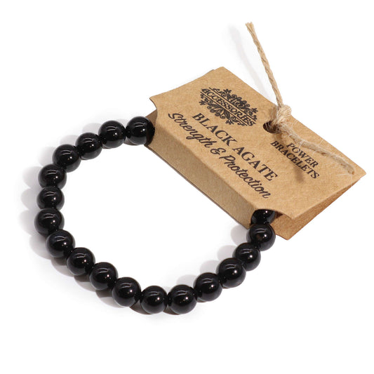 Power Bracelet - Black Agate