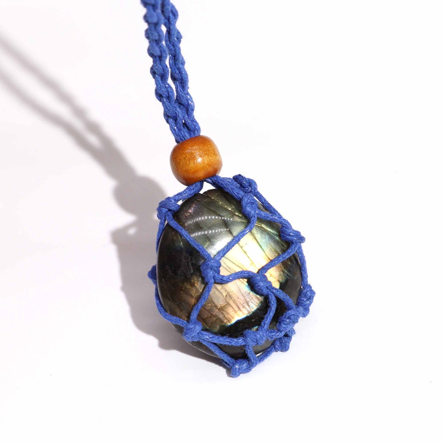 Gemstone Necklace Cord - Navy