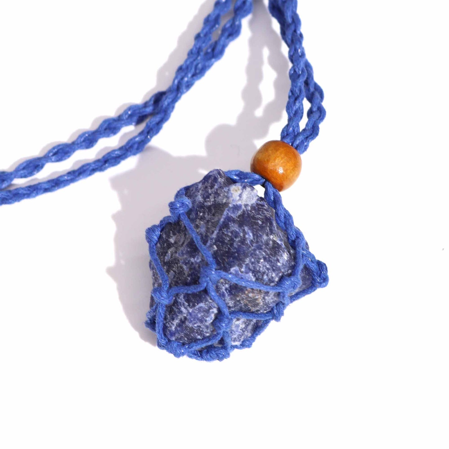 Gemstone Necklace Cord - Navy