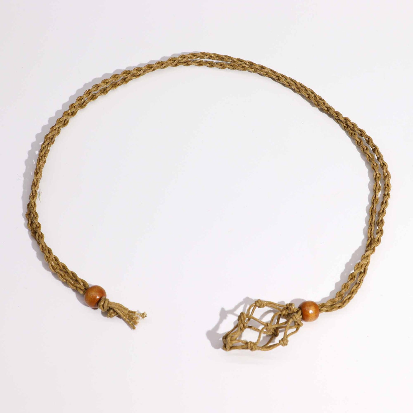 Gemstone Necklace Cord - Sand