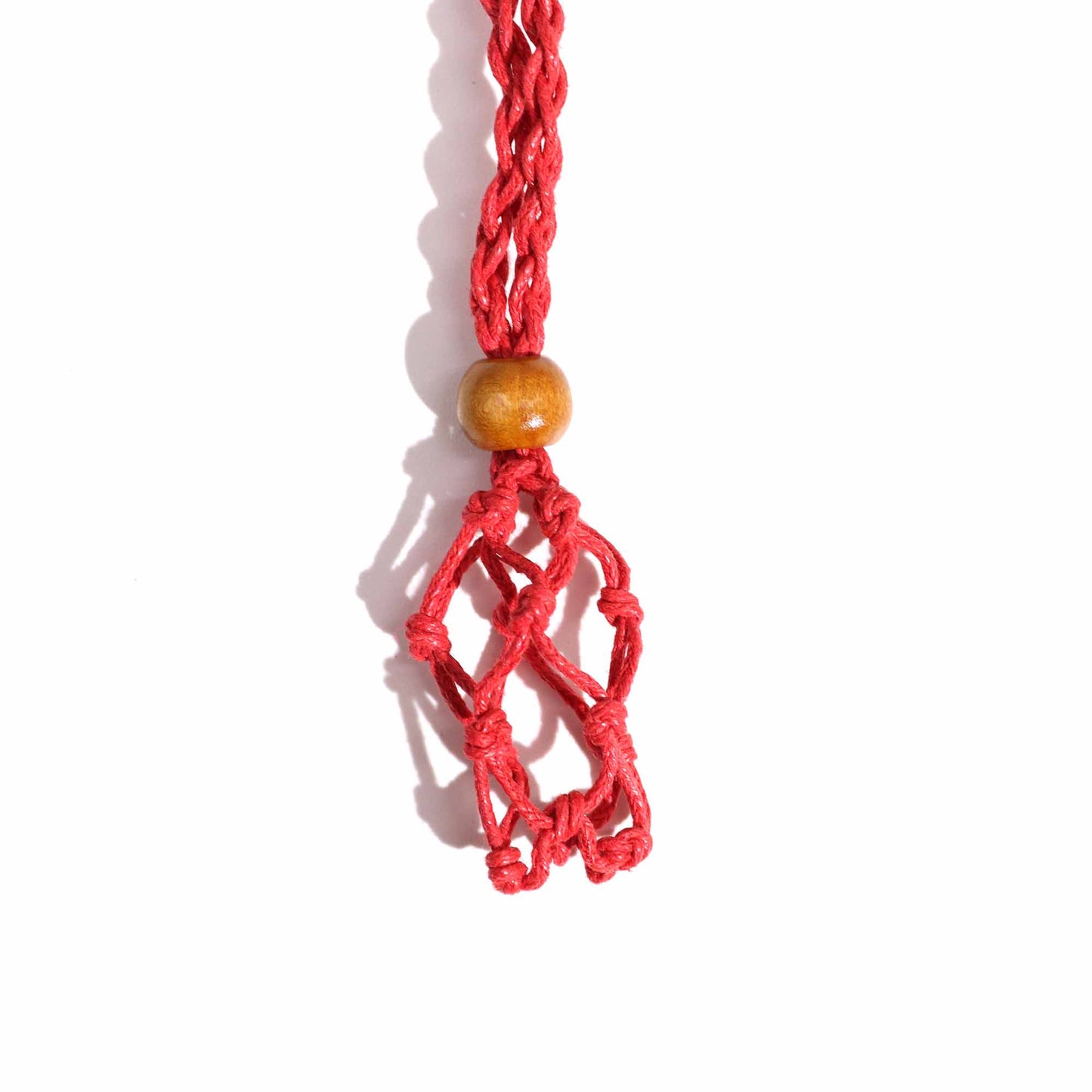 Gemstone Necklace Cord - Red