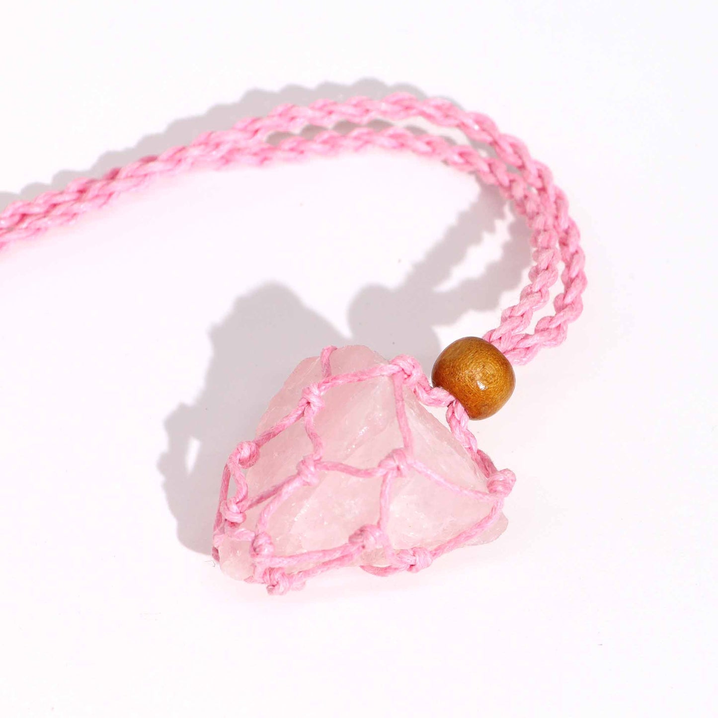 Gemstone Necklace Cord - Pink