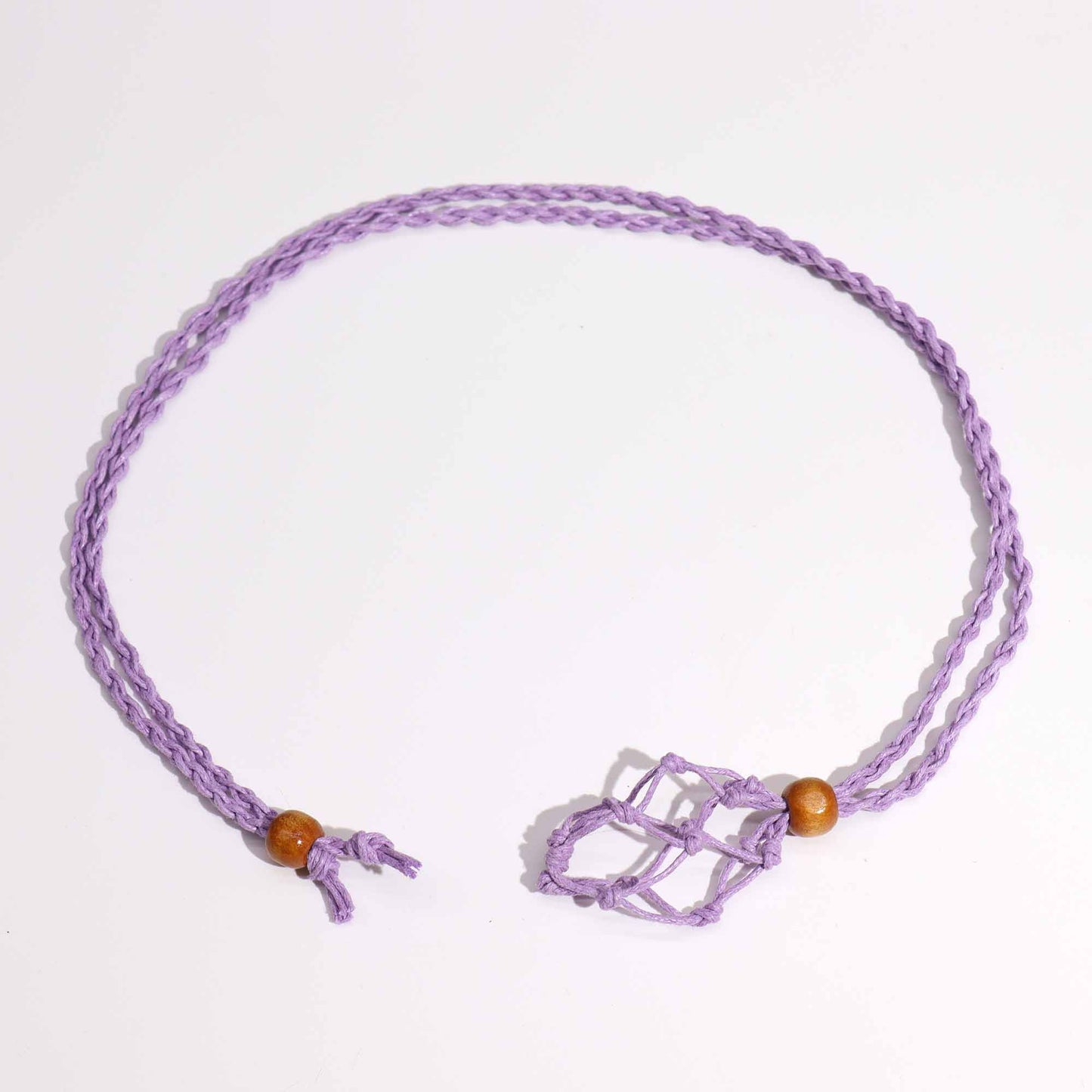 Gemstone Necklace Cord - Purple