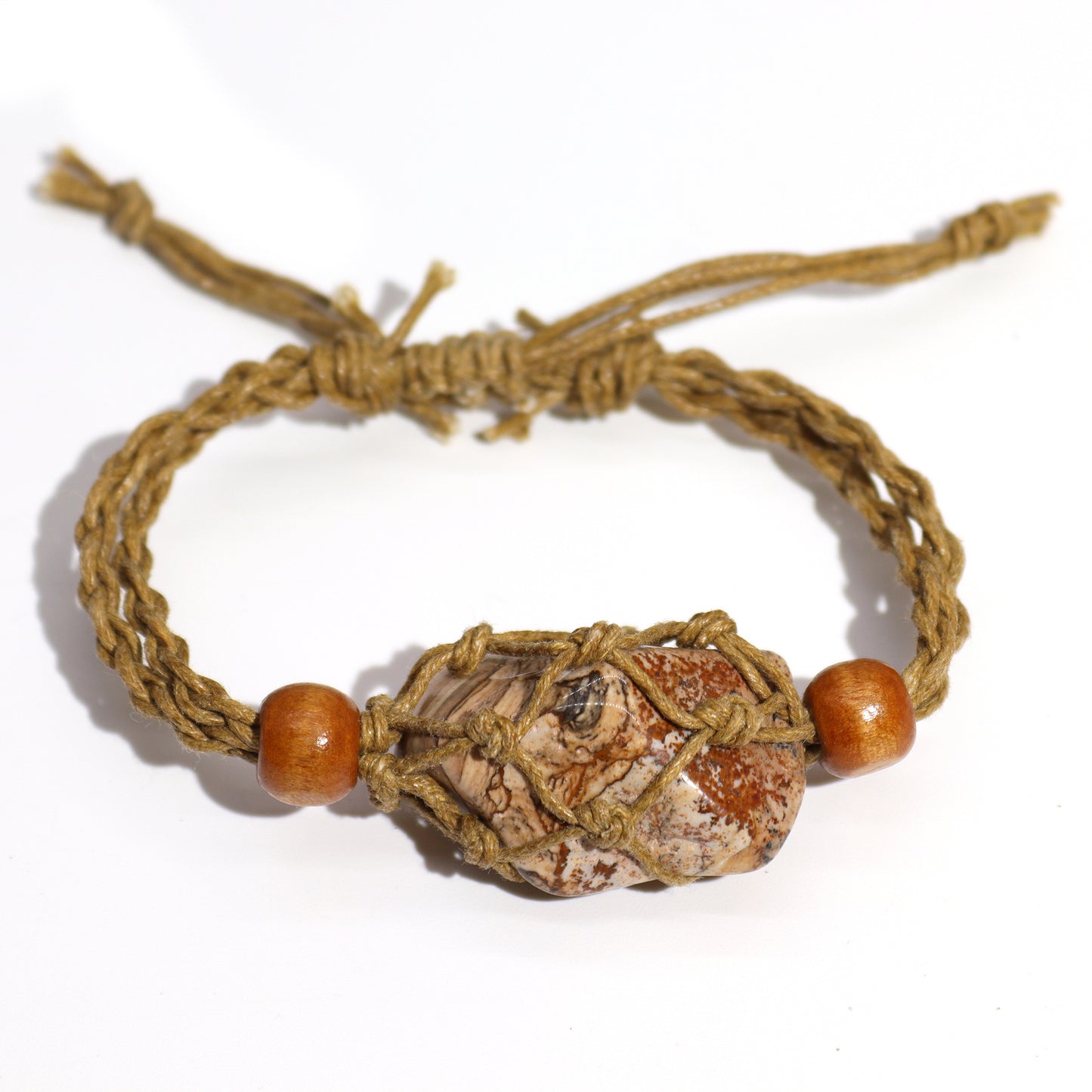 Gemstone Bracelet Cord - Sand