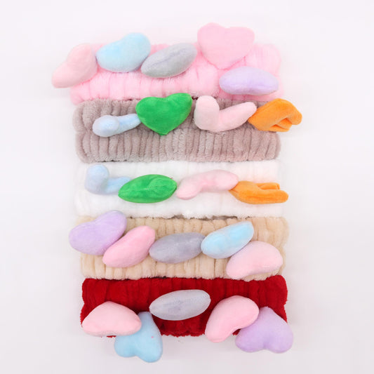 Cute Makeup Headbands - Love & Hearts (assorted)