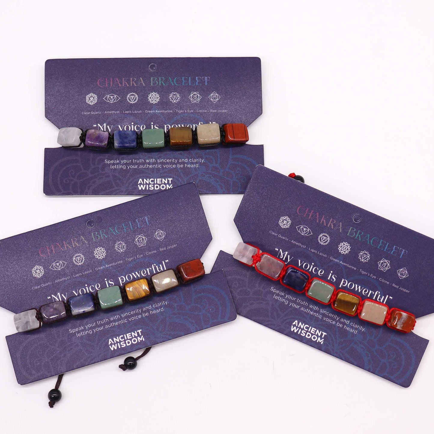 Chakra String Bracelet - Tumble Stones