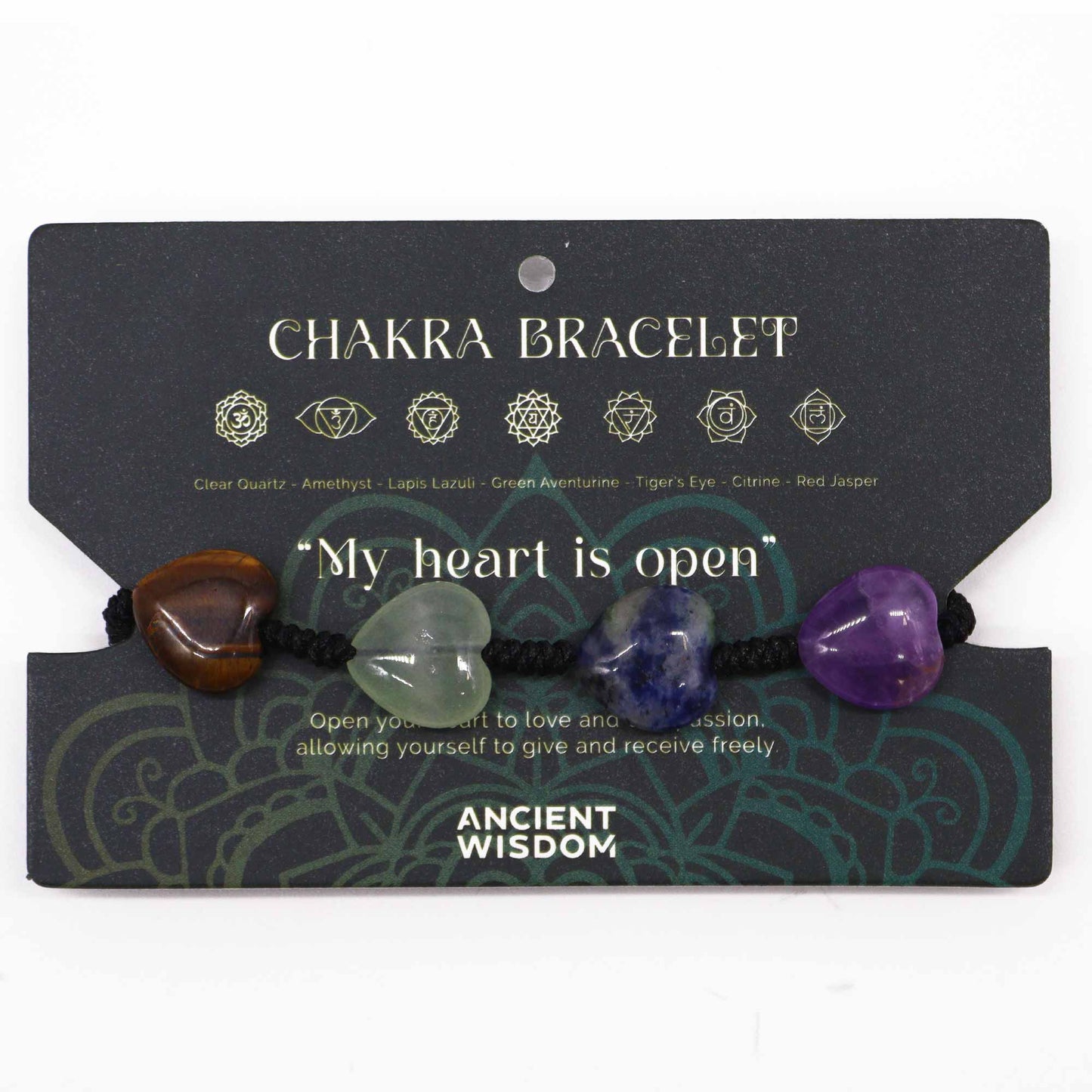 Chakra String Bracelet - Hearts