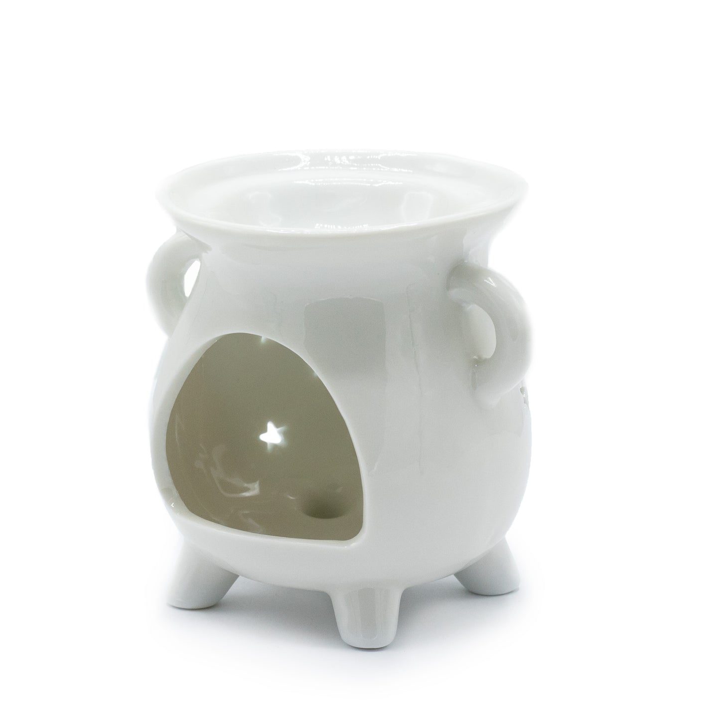 Caildren Oil Burner - Moon Phase - White