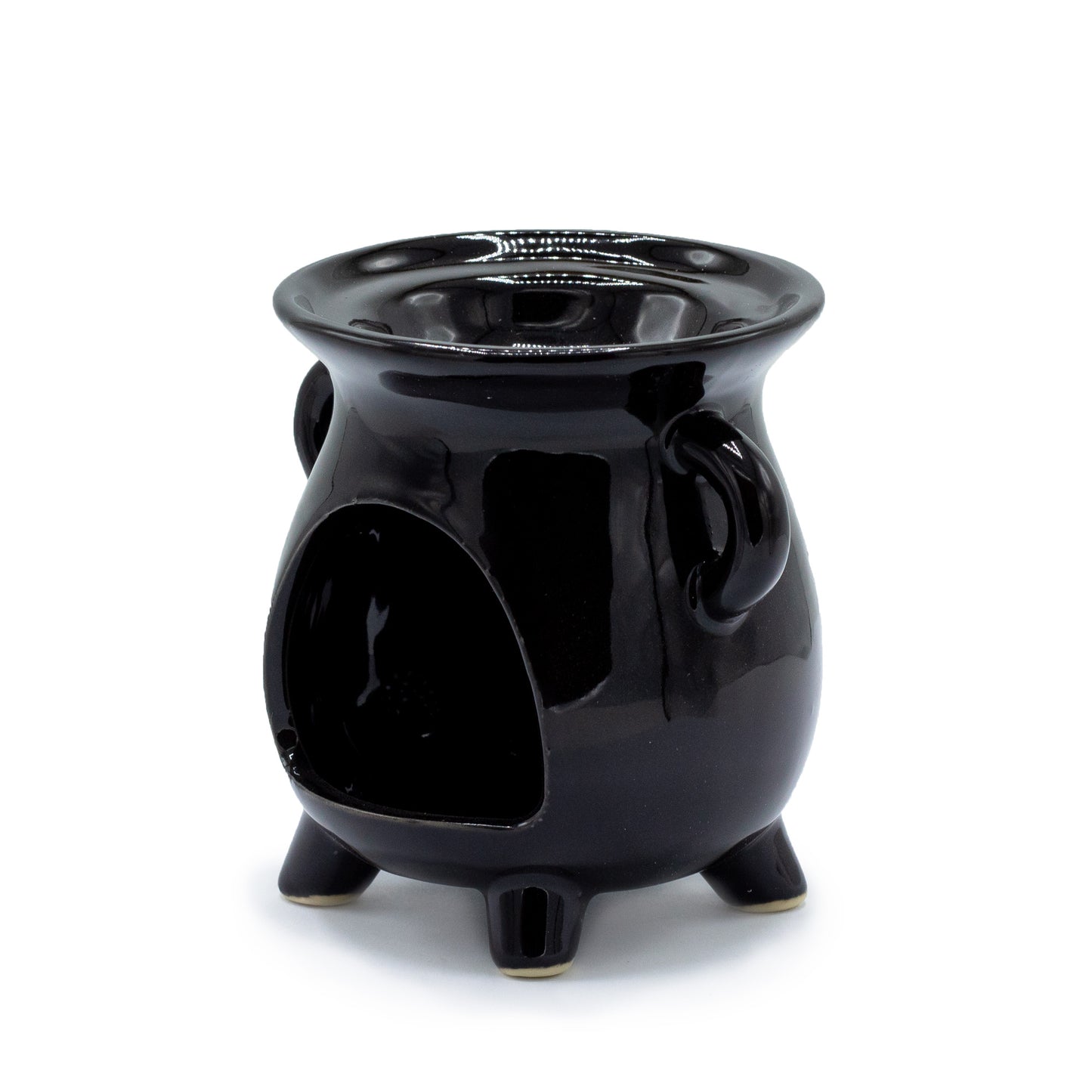 Cauldron Oil Burner - Tree of Life - Black