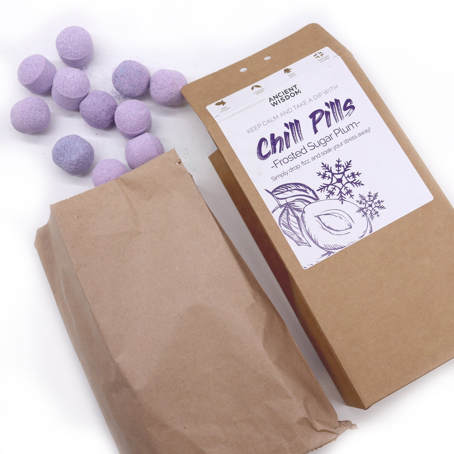 Chill Pills Gift Pack 350g - Frosted Sugar Plum