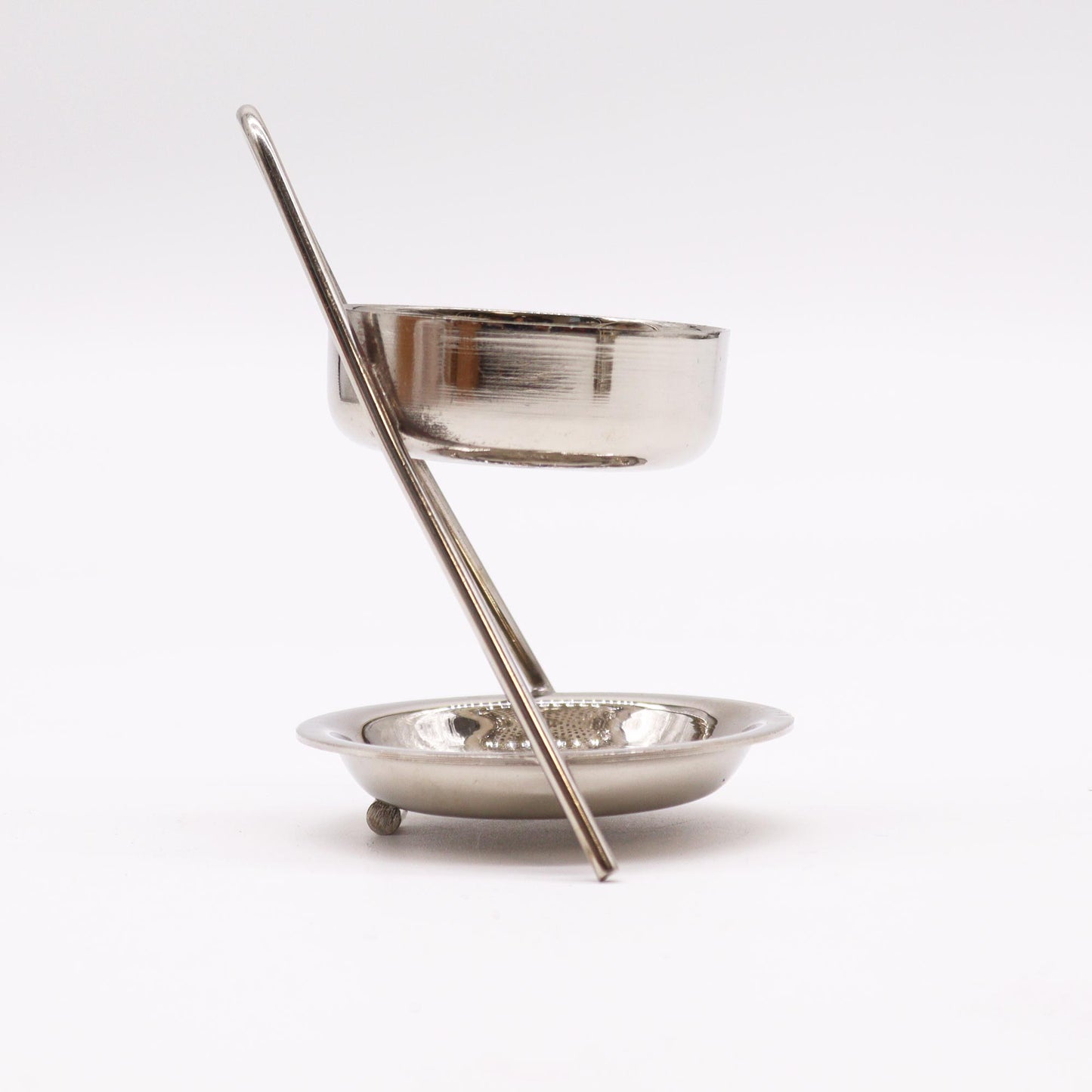 Plated Brass Resin Incense Warmer - Fixed