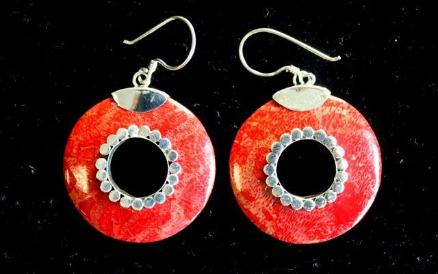 925 Silver Earrings - Do-nuts